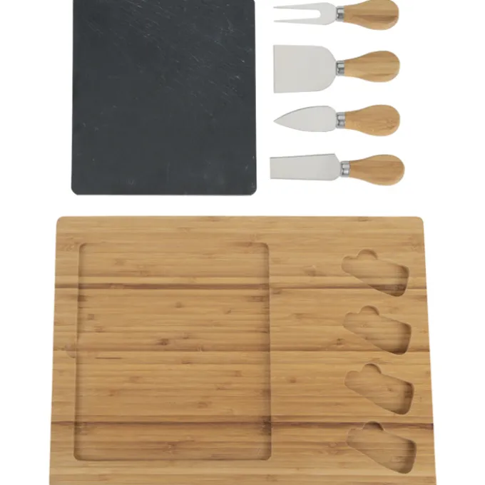 Slate Cheese Board Set