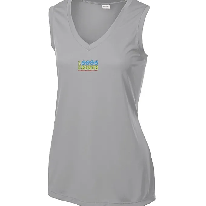 Sleeveless Contender V-Neck Tank - Ladies' - Embroidered