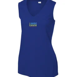 Sleeveless Contender V-Neck Tank - Ladies' - Embroidered