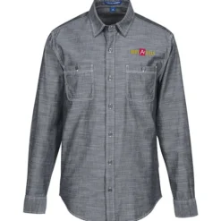 Slub Chambray Double Pocket Shirt - Men's