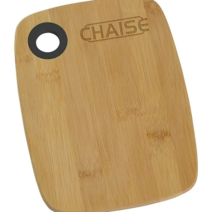 Small Bamboo Cutting Board with Silicone Ring