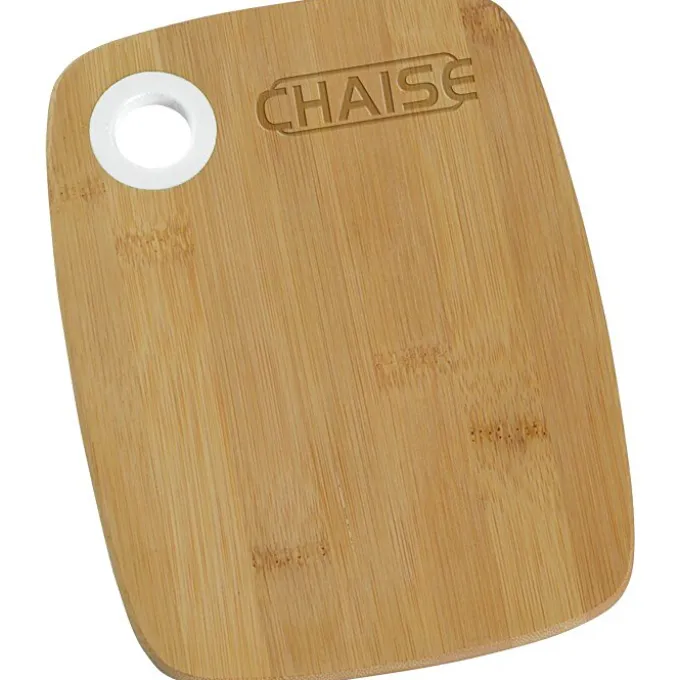 Small Bamboo Cutting Board with Silicone Ring