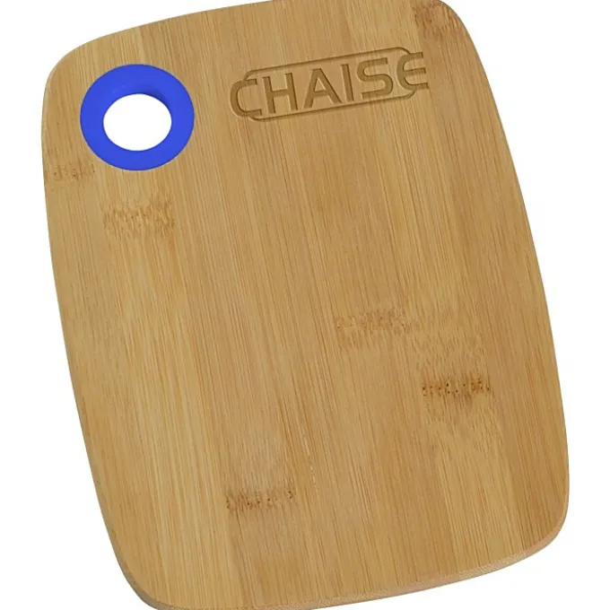 Small Bamboo Cutting Board with Silicone Ring