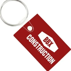 Small Rectangle Soft Keychain - Opaque