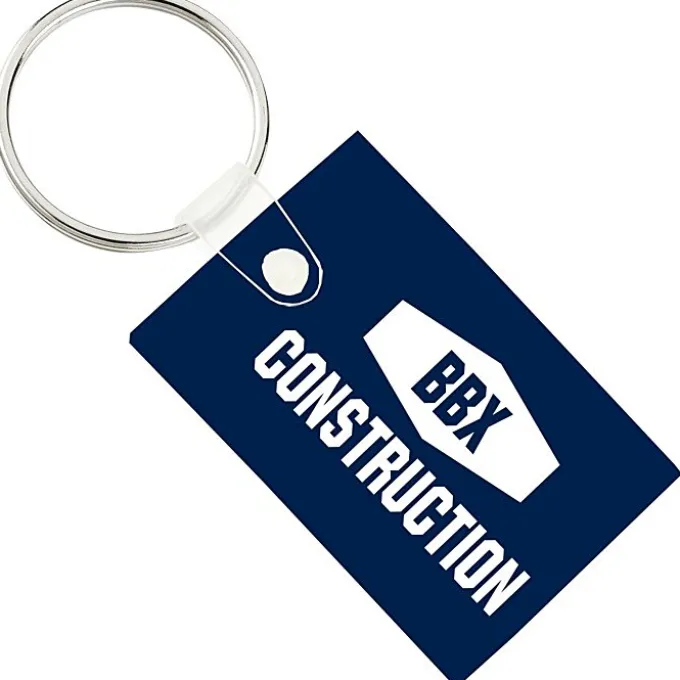 Small Rectangle Soft Keychain - Opaque