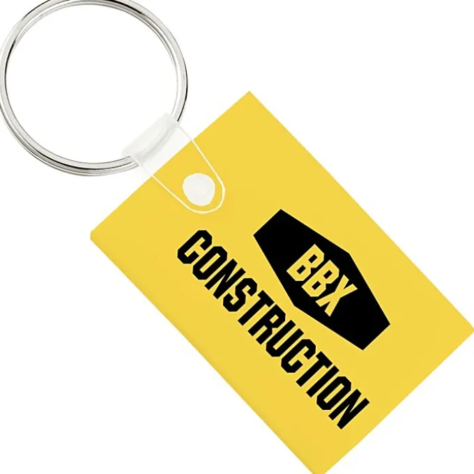 Small Rectangle Soft Keychain - Opaque