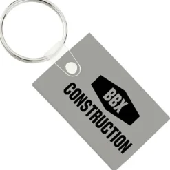Small Rectangle Soft Keychain - Opaque