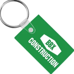 Small Rectangle Soft Keychain - Translucent