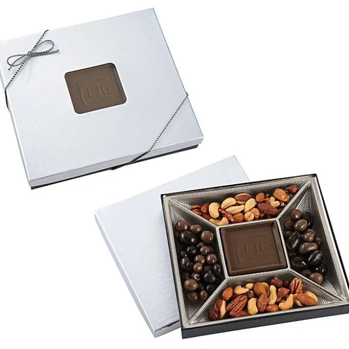 Small Treat Mix - Silver Box - Milk Chocolate Bar
