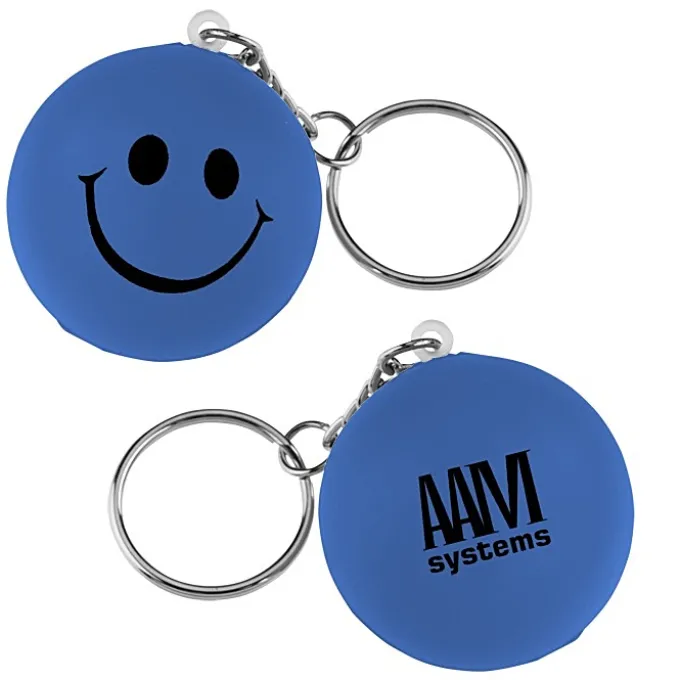 Smiley Face Mood Stress Keychain