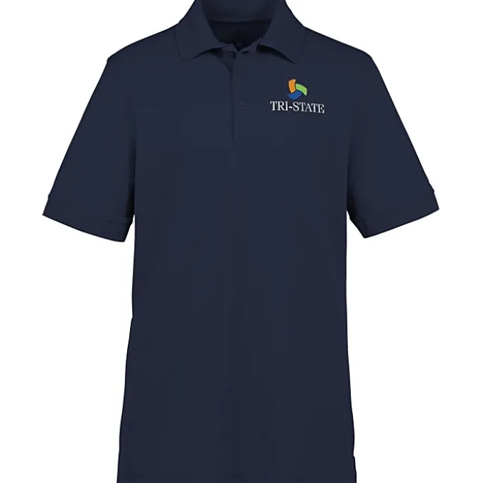 Smooth Touch Blended Pique Polo - Men's