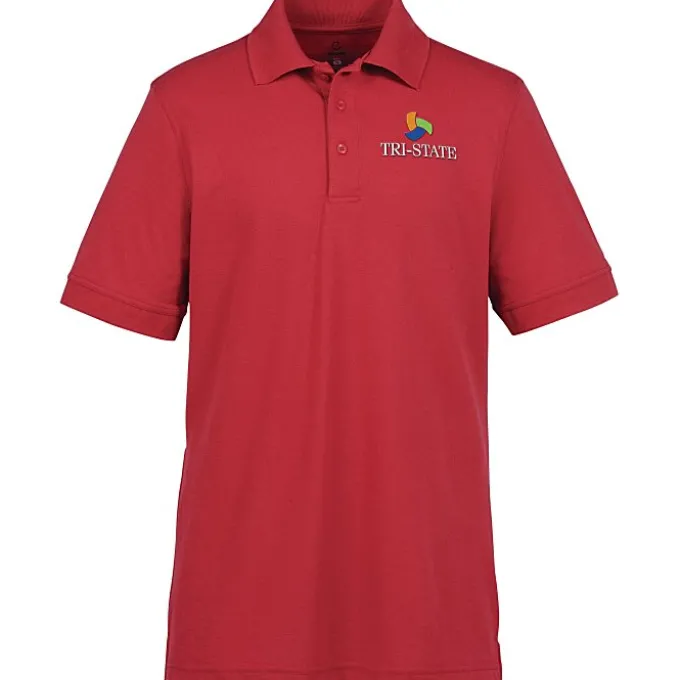 Smooth Touch Blended Pique Polo - Men's