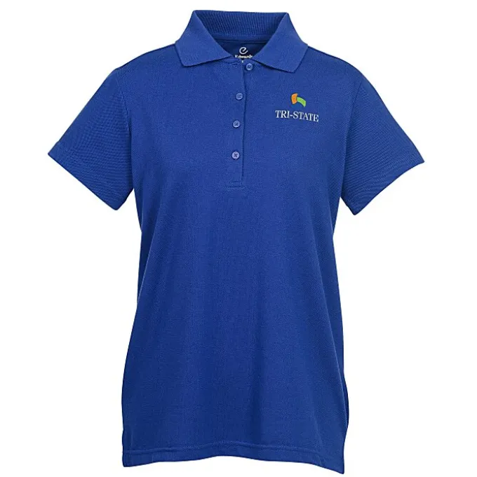 Smooth Touch Blended Pique Polo - Ladies'