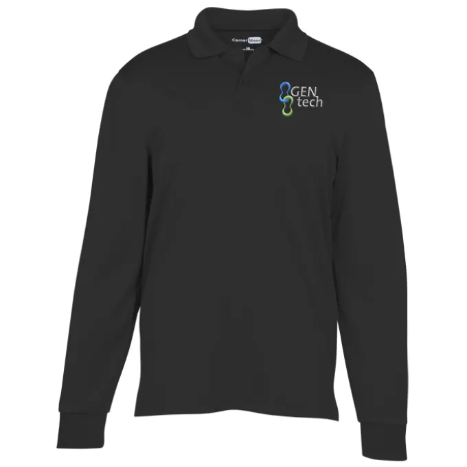 Snag Proof Long Sleeve Polo