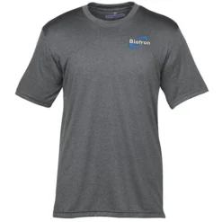 Snag Resistant Heather Performance T-Shirt - Men's - Embroidered