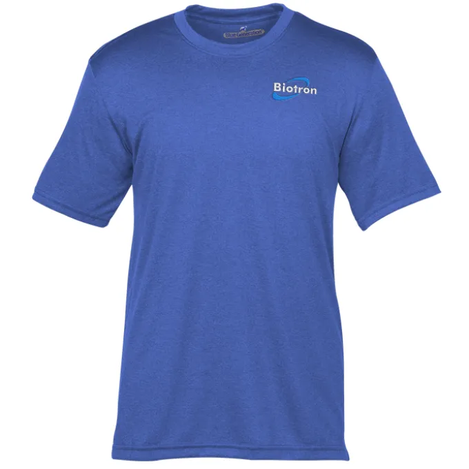 Snag Resistant Heather Performance T-Shirt - Men's - Embroidered
