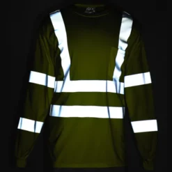 Snag-Resistant Reflective Long Sleeve T-Shirt