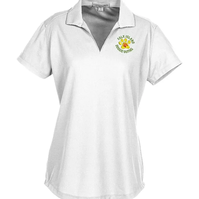 Snag Resistant Textured Performance Polo - Ladies'