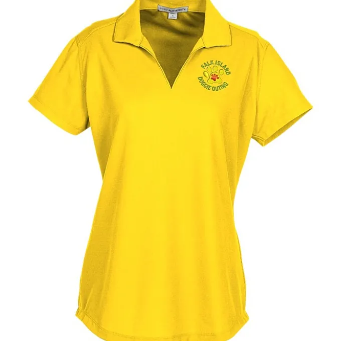 Snag Resistant Textured Performance Polo - Ladies'
