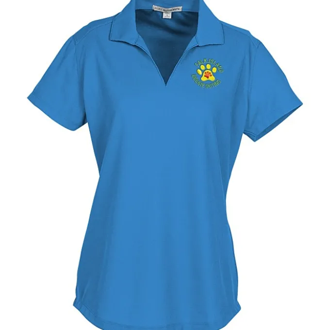 Snag Resistant Textured Performance Polo - Ladies'