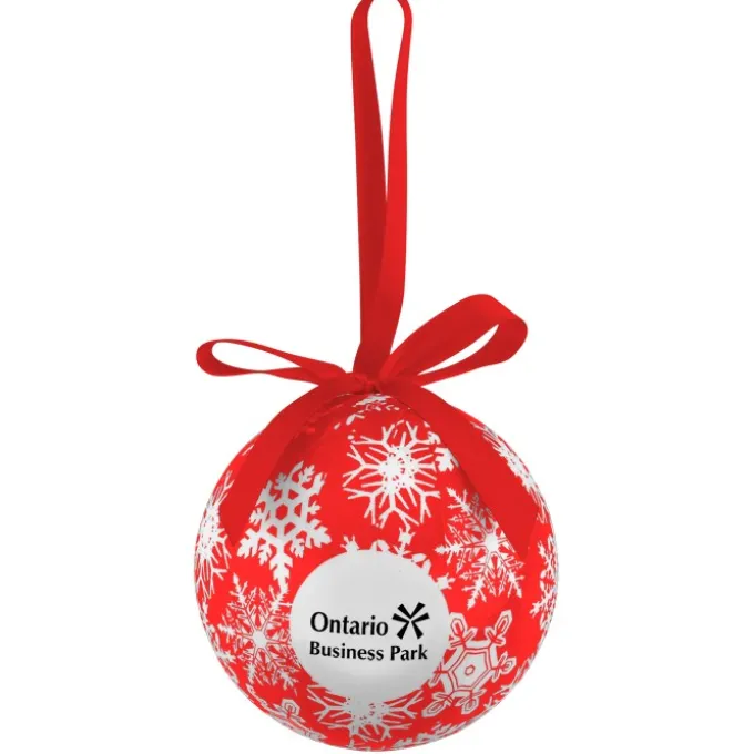 Snowflake Ball Ornament