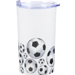 Soccer Full Color Travel Tumbler - 20 oz