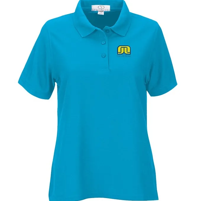 Soft-Blend Double-Tuck Polo - Ladies'