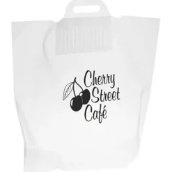 Soft Bridge Handle Plastic Bag - 18 inches x 18 inches