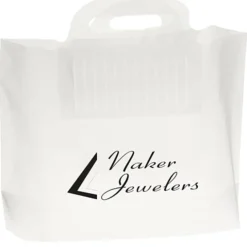 Soft Bridge Handle Plastic Bag - 10 inches x 14 inches