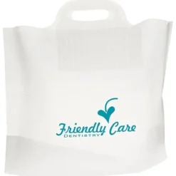 Soft Bridge Handle Plastic Bag - 12 inches x 16 inches