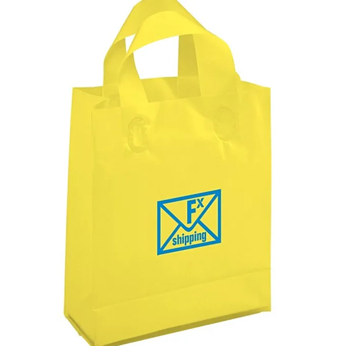 Soft-Loop Frosted Shopper - 10 inches x 8 inches