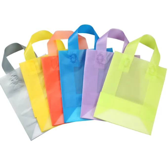 Soft-Loop Frosted Shopper - 10 inches x 8 inches