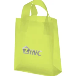Soft-Loop Frosted Shopper - 10 inches x 8 inches - Foil