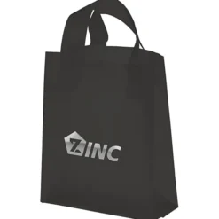 Soft-Loop Frosted Shopper - 10 inches x 8 inches - Foil