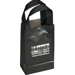 Soft-Loop Frosted Shopper - 8 inches x 5 inches - Foil