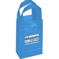 Soft-Loop Frosted Shopper - 8 inches x 5 inches - Foil