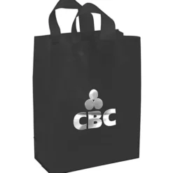 Soft-Loop Frosted Shopper - 13 inches x 10 inches - Foil
