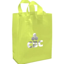 Soft-Loop Frosted Shopper - 13 inches x 10 inches - Foil