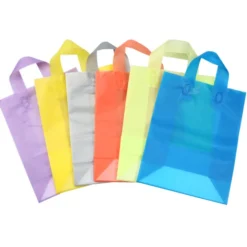 Soft-Loop Frosted Shopper - 13 inches x 10 inches - Foil