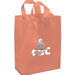 Soft-Loop Frosted Shopper - 13 inches x 10 inches - Foil