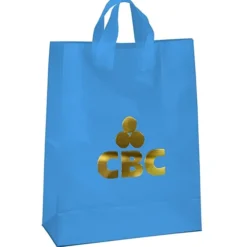 Soft-Loop Frosted Shopper - 17 inches x 13 inches - Foil