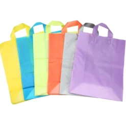 Soft-Loop Frosted Shopper - 17 inches x 13 inches - Foil