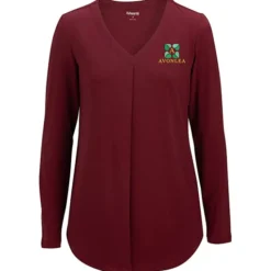 Soft Pleated Knit Blouse - Ladies'