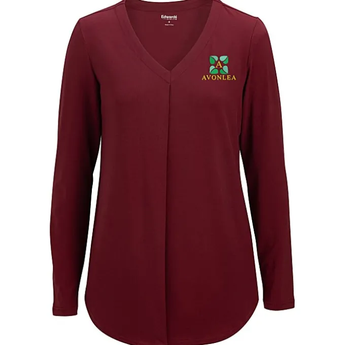 Soft Pleated Knit Blouse - Ladies'