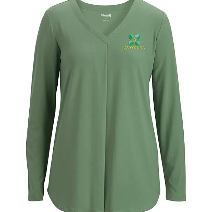Soft Pleated Knit Blouse - Ladies'