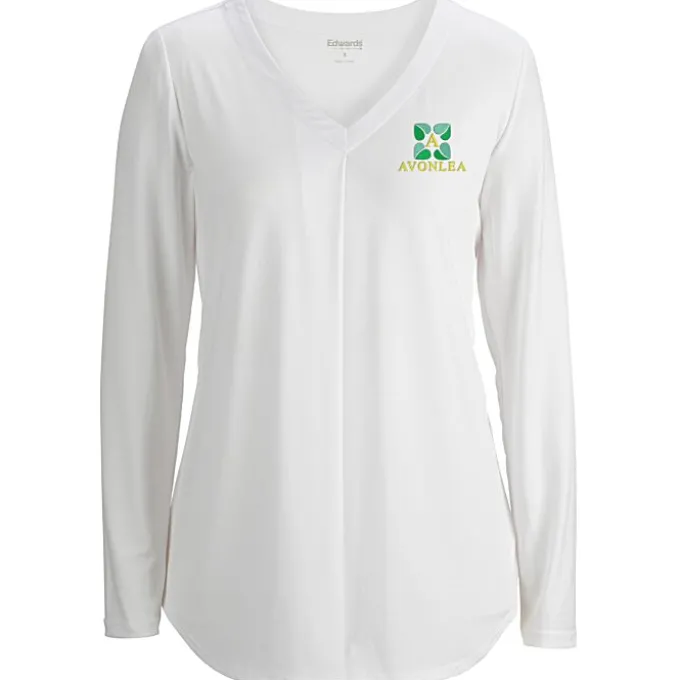 Soft Pleated Knit Blouse - Ladies'