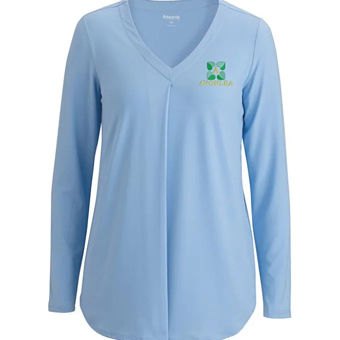 Soft Pleated Knit Blouse - Ladies'