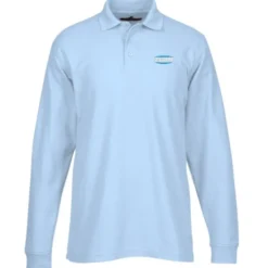 Soft Touch Pique LS Sport Shirt - Men's
