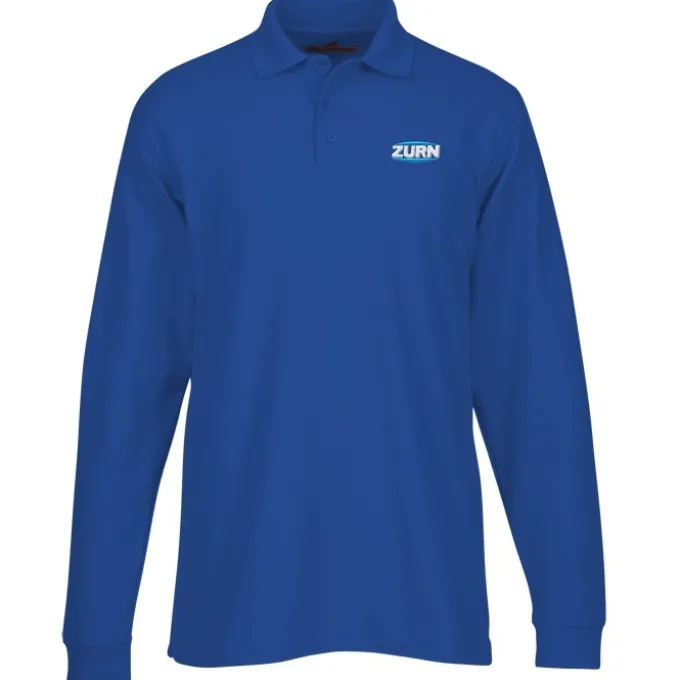 Soft Touch Pique LS Sport Shirt - Men's