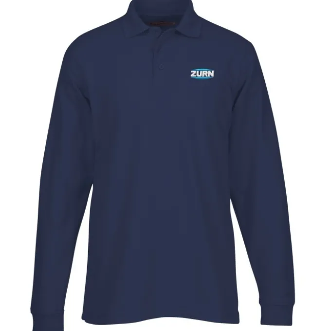 Soft Touch Pique LS Sport Shirt - Men's
